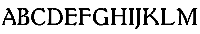 LDR Studia Font UPPERCASE