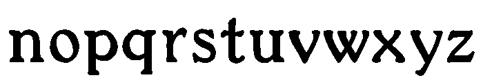 LDR Studia Font LOWERCASE