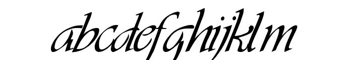 LDS Script Italic Font LOWERCASE
