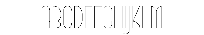 LDNBelgravia Hairline Font UPPERCASE