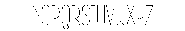LDNBelgravia Hairline Font UPPERCASE