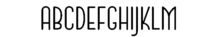 LDNBelgravia Rounded Font UPPERCASE