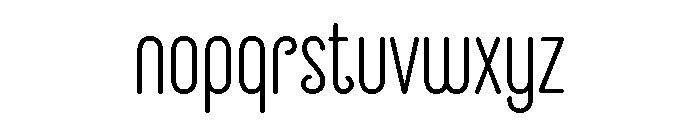 LDNBelgravia Rounded Font LOWERCASE