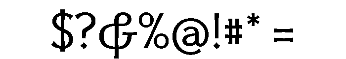 LDNBlackheathSans Regular Font OTHER CHARS