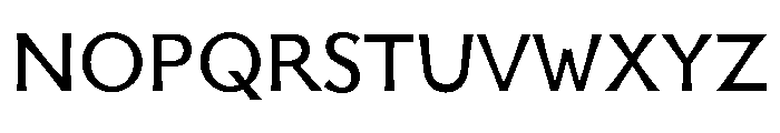 LDNBlackheathSans Regular Font LOWERCASE