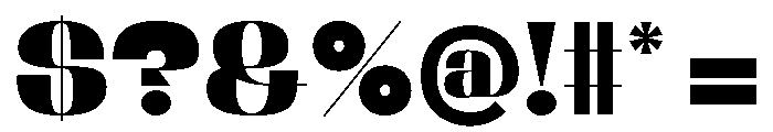 LDNBorough Regular Font OTHER CHARS