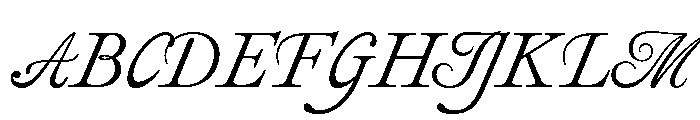 LDNBowScript Regular Font UPPERCASE