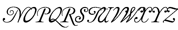 LDNBowScript Regular Font UPPERCASE