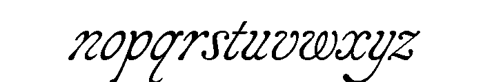 LDNBowScript Regular Font LOWERCASE