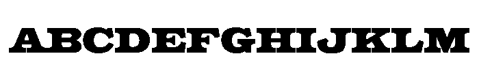LDNClarendonPosterPro Black Font UPPERCASE