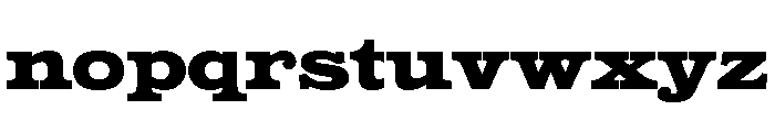 LDNClarendonPosterPro Black Font LOWERCASE
