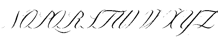 LDNClerkenwellScript Bold Font UPPERCASE