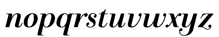 LDNFarringdon BoldItalic Font LOWERCASE