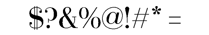 LDNFarringdon Regular Font OTHER CHARS