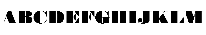 LDNFatface Bold Font UPPERCASE