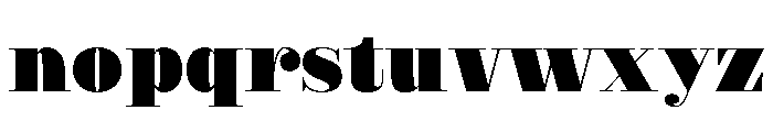 LDNFatface Bold Font LOWERCASE