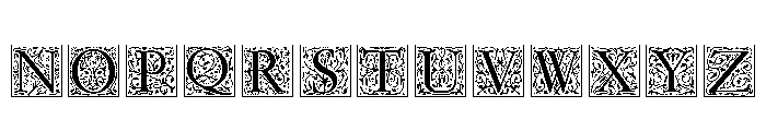 LDNGaramondInitials Font LOWERCASE