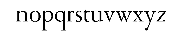 LDNGaramondRoyale Font LOWERCASE