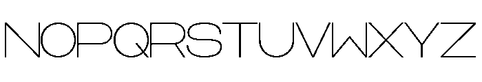 LDNGoldenSquare Thin Font UPPERCASE