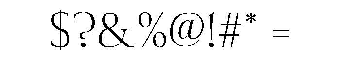 LDNGraceRoman Regular Font OTHER CHARS