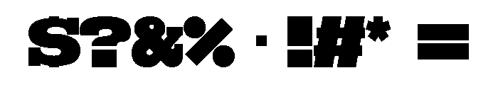 LDNHoxtonSquare Regular Font OTHER CHARS