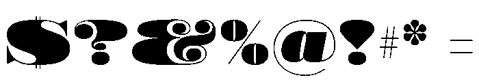 LDNIsleofDogs Regular Font OTHER CHARS