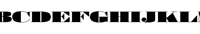 LDNIsleofDogs Regular Font UPPERCASE