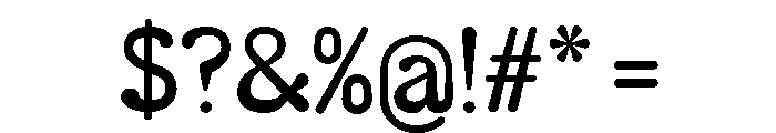 LDNKingsRoad Regular Font OTHER CHARS