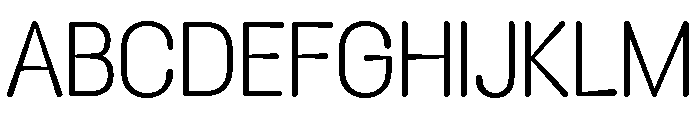 LDNKingsRoad Thin Font UPPERCASE