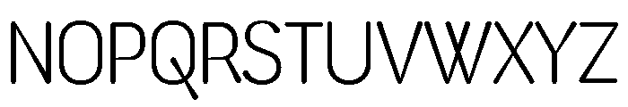 LDNKingsRoad Thin Font UPPERCASE