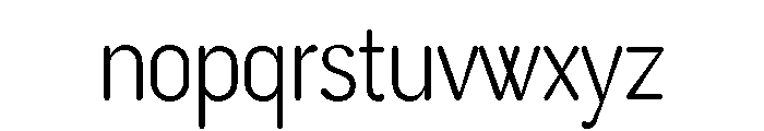 LDNKingsRoad Thin Font LOWERCASE