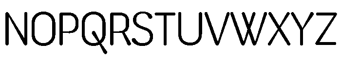 LDNKingsRoad UltraLight Font UPPERCASE