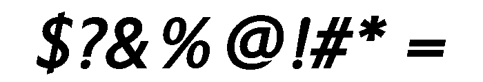 LDNKono BoldItalic Font OTHER CHARS