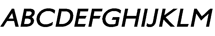 LDNKono BoldItalic Font UPPERCASE