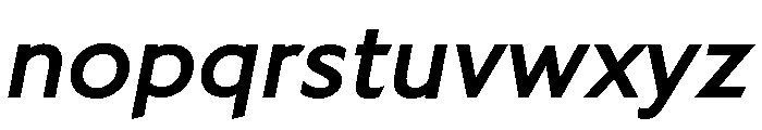LDNKono BoldItalic Font LOWERCASE