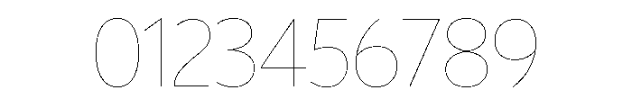LDNKono Hairline Font OTHER CHARS
