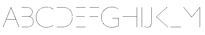 LDNKono Hairline Font UPPERCASE