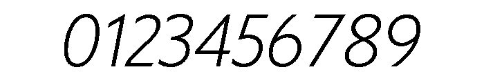 LDNKono LightItalic Font OTHER CHARS