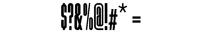 LDNMammothWoodblock No1 Font OTHER CHARS
