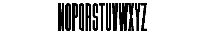 LDNMammothWoodblock No1 Font LOWERCASE