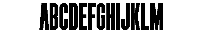 LDNMammothWoodblock No2 Font UPPERCASE