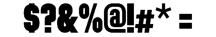 LDNMammothWoodblock No4 Font OTHER CHARS