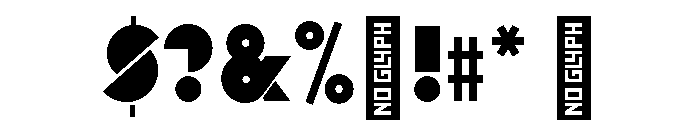 LDNMentalBlock Plain Font OTHER CHARS