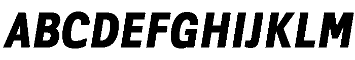 LDNMertonSans BoldItalic Font UPPERCASE