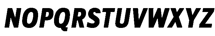 LDNMertonSans BoldItalic Font UPPERCASE