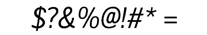 LDNMertonSans BookItalic Font OTHER CHARS