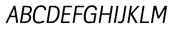LDNMertonSans BookItalic Font UPPERCASE