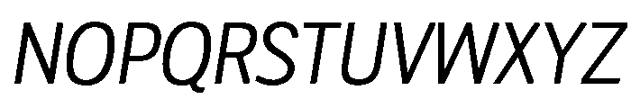 LDNMertonSans BookItalic Font UPPERCASE