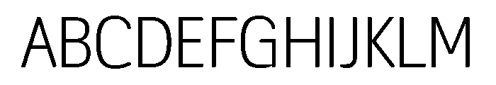 LDNMertonSans Light Font UPPERCASE