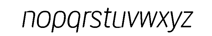 LDNMertonSans LightItalic Font LOWERCASE